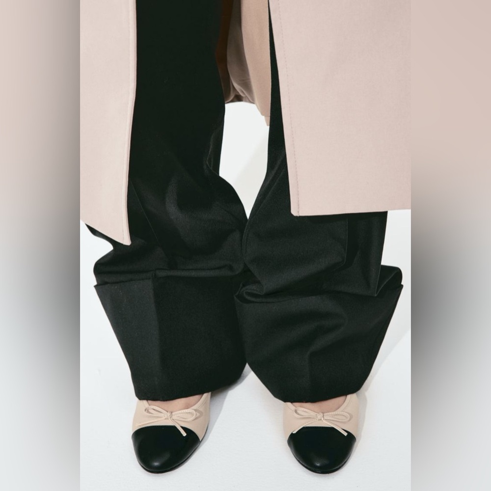 Two Tone Ballet Flats